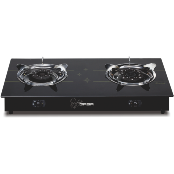 Qasa Galaxy Glass-Top Gas Cooker- QGC 2BG