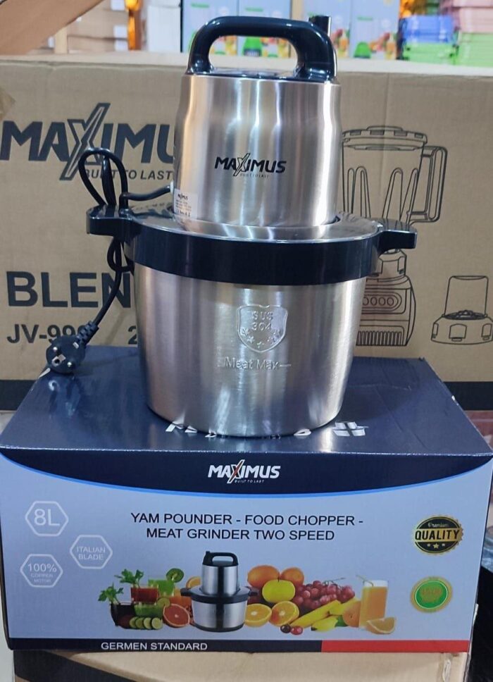 Maximus 8L Food Processor/ Yam Pounder.